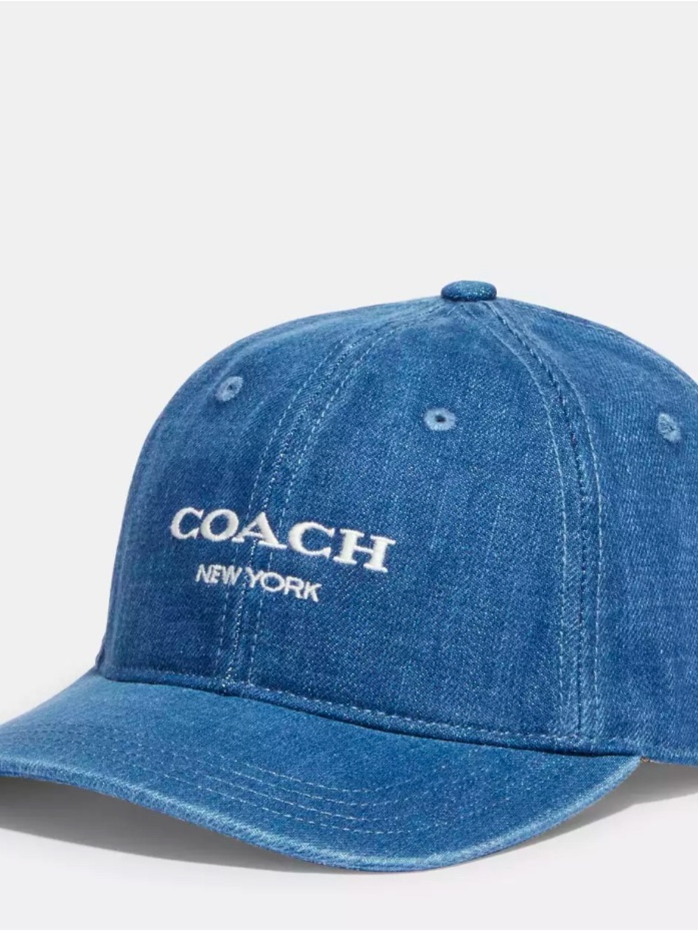 Coach Denim Baseball Hat